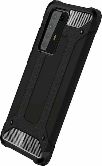 Hurtel Задна корица Пластмаса Черен (Huawei P40 Pro)