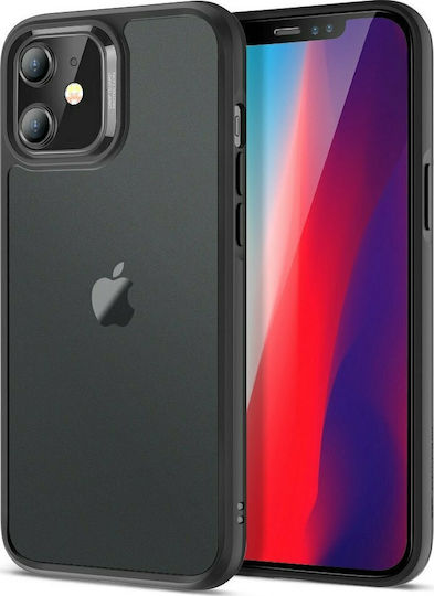 ESR Ice Shield Umschlag Rückseite Silikon Schwarz (iPhone 12 mini)