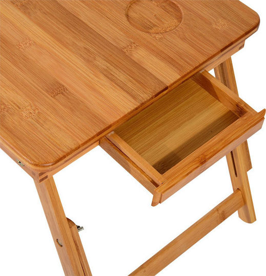 HomCom Table for Laptop Brown (923-002)
