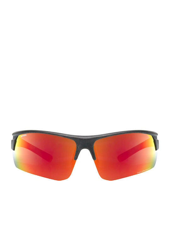 Uvex Sportstyle Ocean P Sonnenbrillen mit Gray Rahmen und Orange Spiegel Linse S5320892230