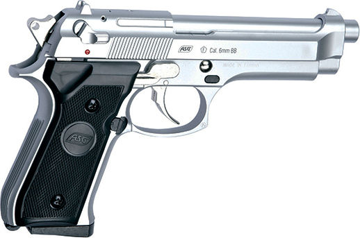 Asg Аеропистолет Газов M92F Silver 6мм