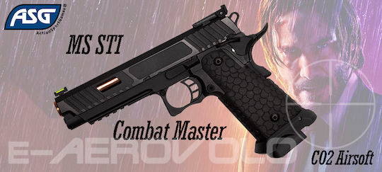 Asg Pistol cu Aer CO2 MS STI Combat Master Recul 6mm