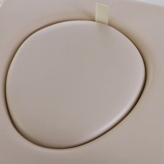 HomCom Scaun Cu Rotile De Baie 713-056 Alb