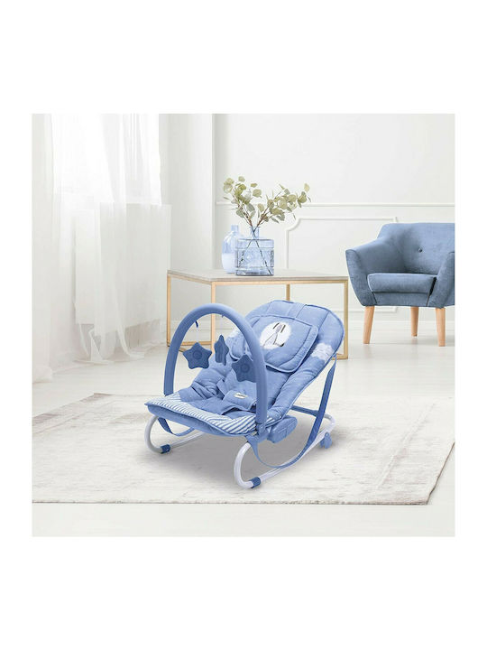 Asalvo Handbuch Baby Relax Baby Bouncer Bunny Light Blue für Kind bis 9kg