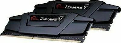 G.Skill Ripjaws V 64GB DDR4 RAM με 2 Modules (2x32GB) και Ταχύτητα 3200 για Desktop