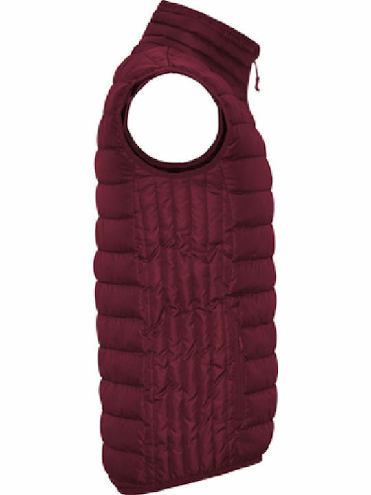 Oslo Ärmellos Jacke Puffer Burgundisch