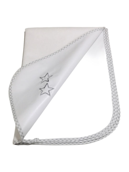 Figlio Bino Stars Waterproof Changing Pad Grey Stars Gray 50x70cm.