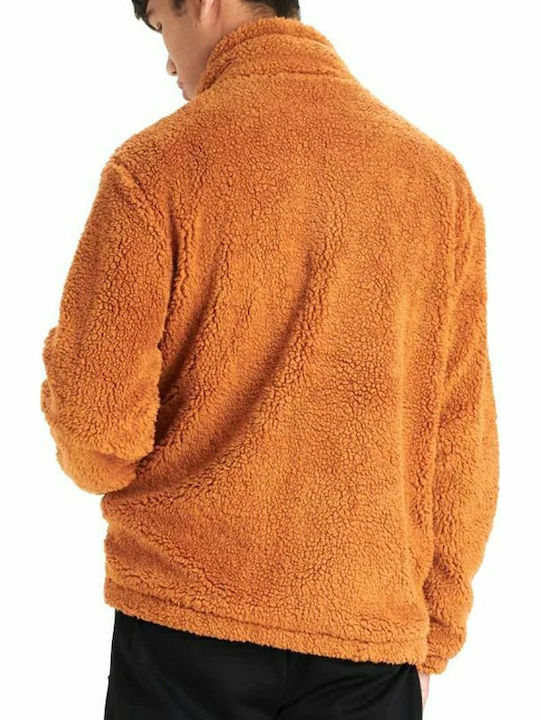 Fila Bridgewater Men's Fleece Cardigan with Zipper Orange