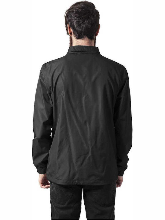 Urban Classics Men's Winter Jacket Windproof Black