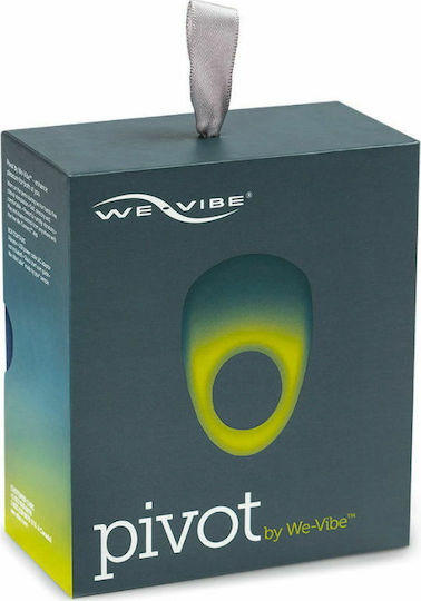 We-Vibe Pivot Rechargeable Cock Ring with App Vibrant Inel Cock Albastru 6701