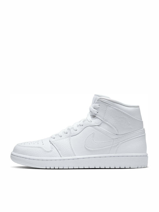 Air  1 Retro Mid Herren Stiefel Weiß
