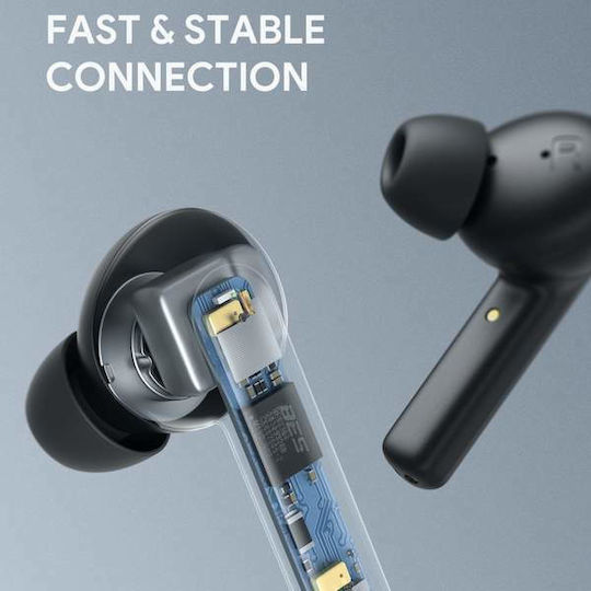 Aukey EP-N5 In ear Bluetooth хендсфри Слушалки с Устойчивост на Пот и Кутийка за Зареждане Черен