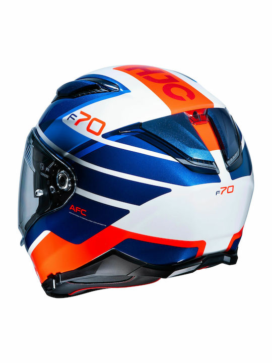 HJC F70 Tino MC21 Κράνος Μηχανής Full Face 1450gr με Pinlock