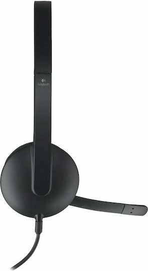 Logitech H340 On Ear Multimedia Headphone with Microphone USB-A