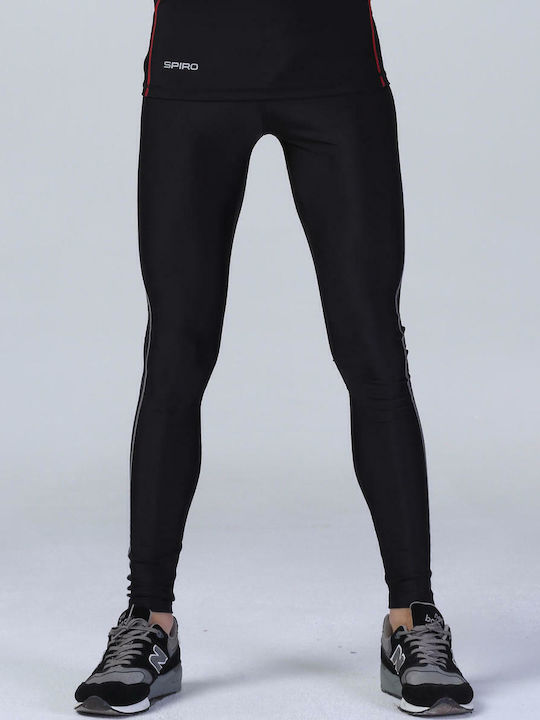 Spiro Bodyfit Result S251M Ανδρικό Αθλητικό Κολάν Μακρύ Μαύρο
