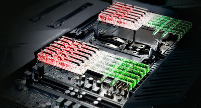 G.Skill Trident Z Royal 128GB DDR4 RAM με 4 Modules (4x32GB) και Ταχύτητα 3600 για Desktop