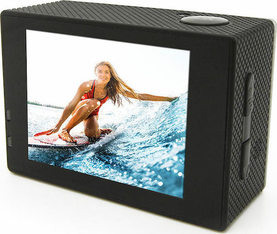 EasyPix Goxtreme Vision+ Action-Kamera 4K Ultra HD Unterwasser (mit Gehäuse) mit Touchscreen 2" und Wi-Fi Silber