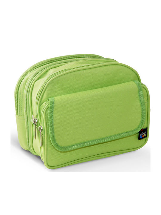 Star Bag geantă cu portofel și umbrelă verde