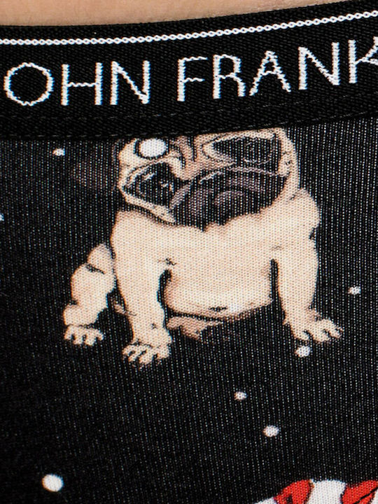 Βαμβακερό Γυναικείο Slip Christmas Pug