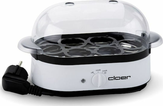 Cloer 6081 Яйцеварка 6 Места 350W Бял