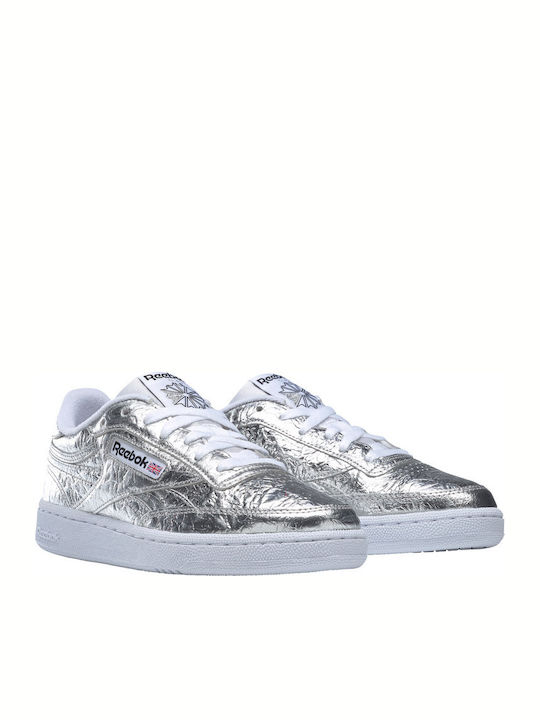 Reebok Club C Revenge Sneakers Silver Metallic / White