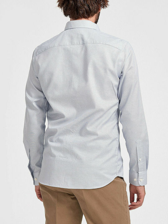 Selected Men's Shirt Long Sleeve Cotton White