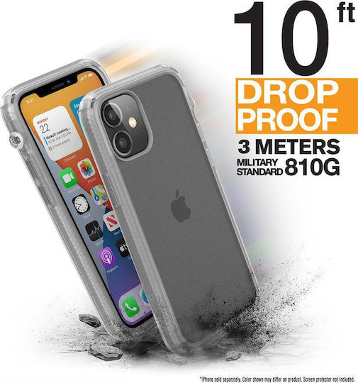 Catalyst Influence Back Cover Πλαστικό με Λουράκι Διάφανο (iPhone 12 mini)