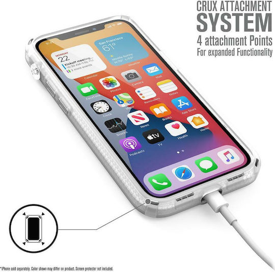 Catalyst Influence Back Cover Πλαστικό με Λουράκι Διάφανο (iPhone 12 mini)