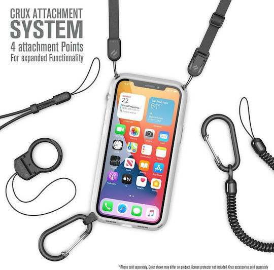 Catalyst Influence Back Cover Πλαστικό με Λουράκι Διάφανο (iPhone 12 mini)