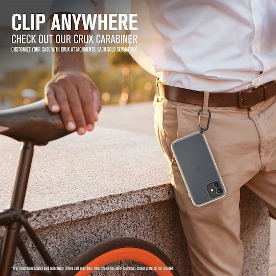 Catalyst Influence Back Cover Πλαστικό με Λουράκι Διάφανο (iPhone 12 mini)