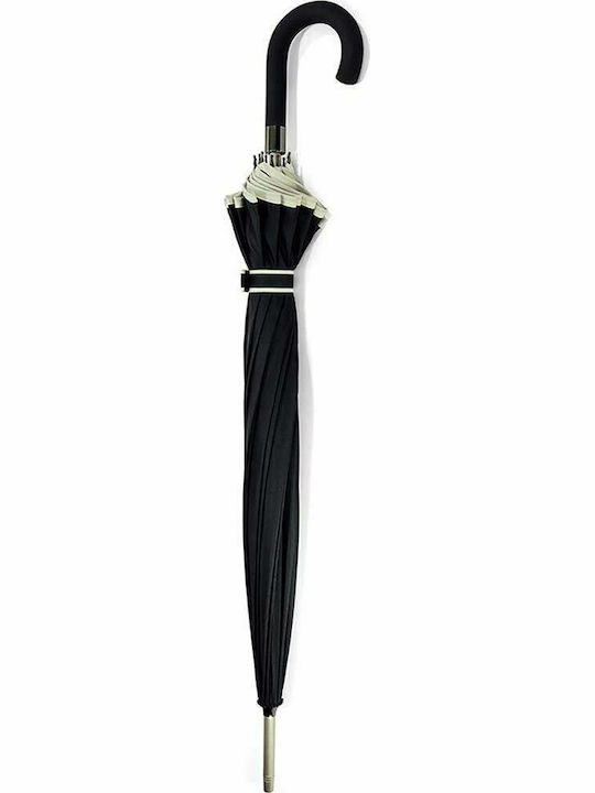 Benzi Umbrella with Walking Stick Black