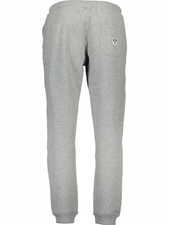 North Sails Men's Sweatpants with Rubber Gray 903116-000-0928