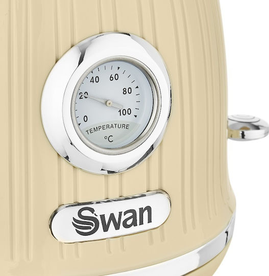 Swan SK31040 Βραστήρας 1.5lt 3000W Μπεζ