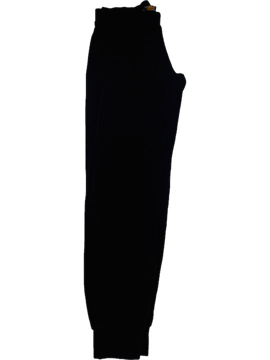 Pantaloni de Trening cu elastic Catifea Negru