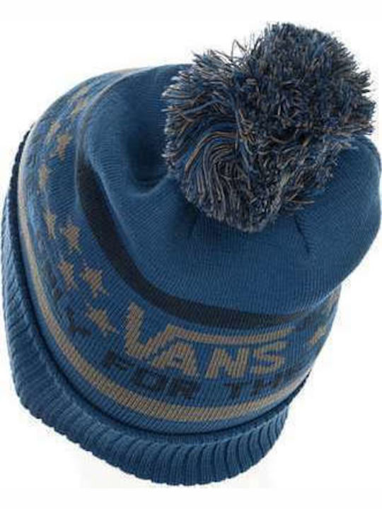 Pom Pom Beanie Ανδρικός Σκούφος Πλεκτός σε Μπεζ χρώμα