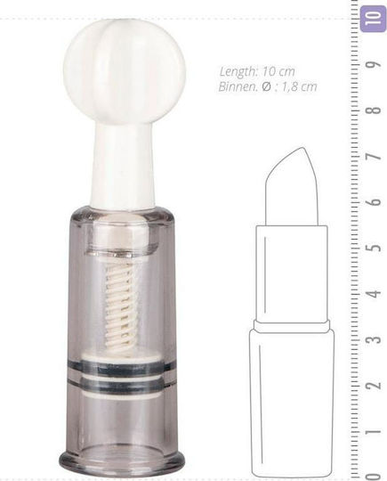Easytoys Fetish Collection Αναρροφητής Sfârcuri Sugători de sfârcuri și clitoris Transparent 3buc