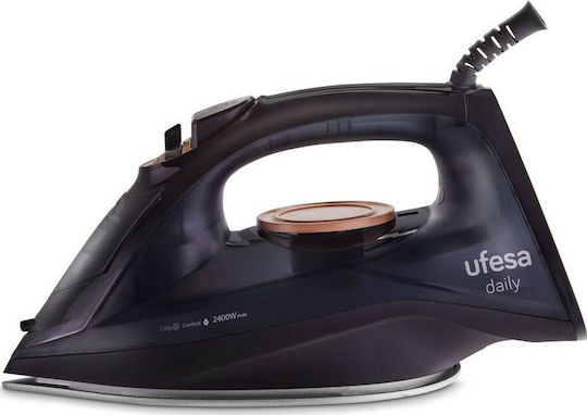 Ufesa PV1100C Daily Fier de Călcat cu Aburi 2400W cu Talpă Ceramică și Debit Continu de Abur 30g/min
