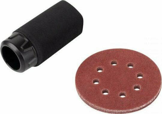 Rebel RB-1059 Solo Battery Powered Eccentric Sander 125mm Battery 20V with Speed Control and with Suction System RB-1059