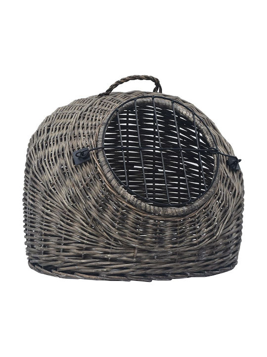 vidaXL Cat Carrier Cage 42x40x50cm Gray