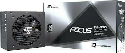 Seasonic Focus PX 550W Τροφοδοτικό Υπολογιστή Full Modular 80 Plus Platinum