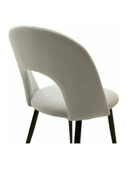 Jonah Dining Room Velvet Chair Grey 55x57x85cm
