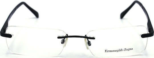 Zegna Men's Prescription Eyeglass Frame Black VZ3003 531