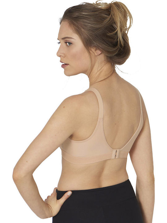 Triaction Wellness Athletic Athletic Bra without Padding without Underwire Beige