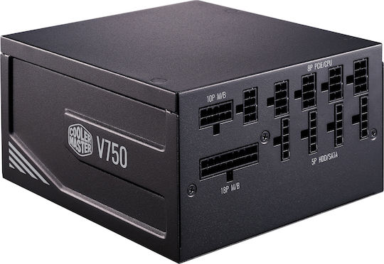 CoolerMaster V750 Gold rev. 2.0 750W Μαύρο Τροφοδοτικό Υπολογιστή Full Modular 80 Plus Gold