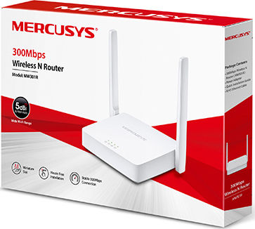 Mercusys MW301R V2 v2 Wireless Router with 2 Ports