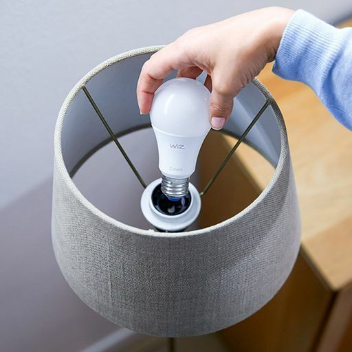 WiZ Smart Bulb LED 8W for Socket E27 and Shape A60 RGBW 806lm