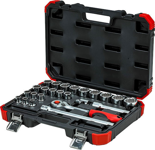 Gedore R69013024 Καστάνια με Καρυδάκια 1\2" 24τμχ