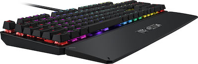 Asus TUF Gaming K3 Gaming Μηχανικό Πληκτρολόγιο με διακόπτες και RGB φωτισμό (Αγγλικό US) Γκρι