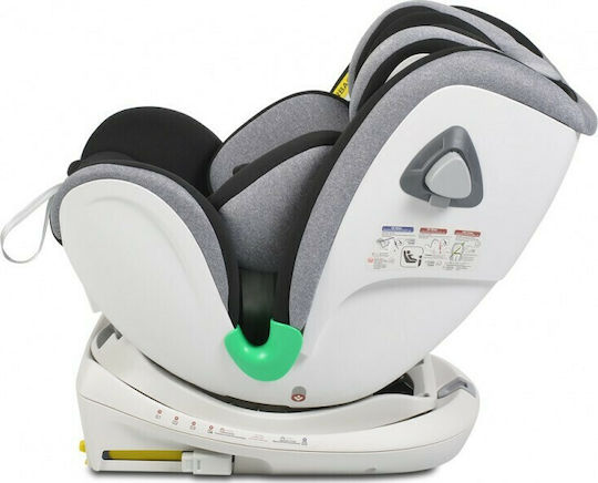 Cangaroo 0-1-2-3 Baby Car Seat i-Size with Isofix General Grey 0-36 kg