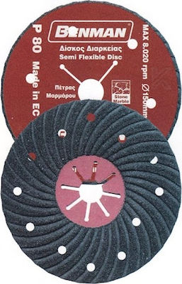 Benman Semi Flexible Schleifscheibe Baumaterialien 125mm G36 19882